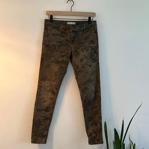 Camo trouser Zara Denim pant size 4